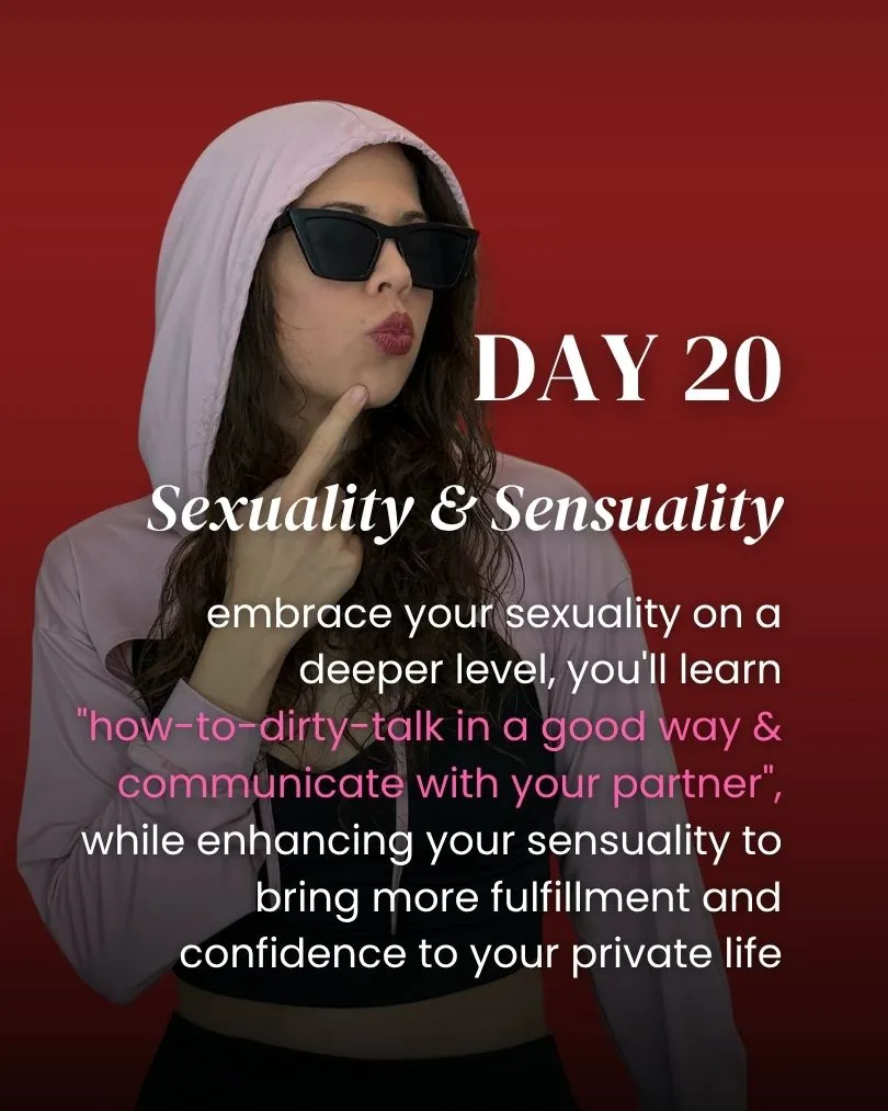 day 20 sexuality and sensuality