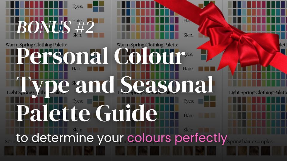 bonus 2 personal colour type and seasonal palette guide
